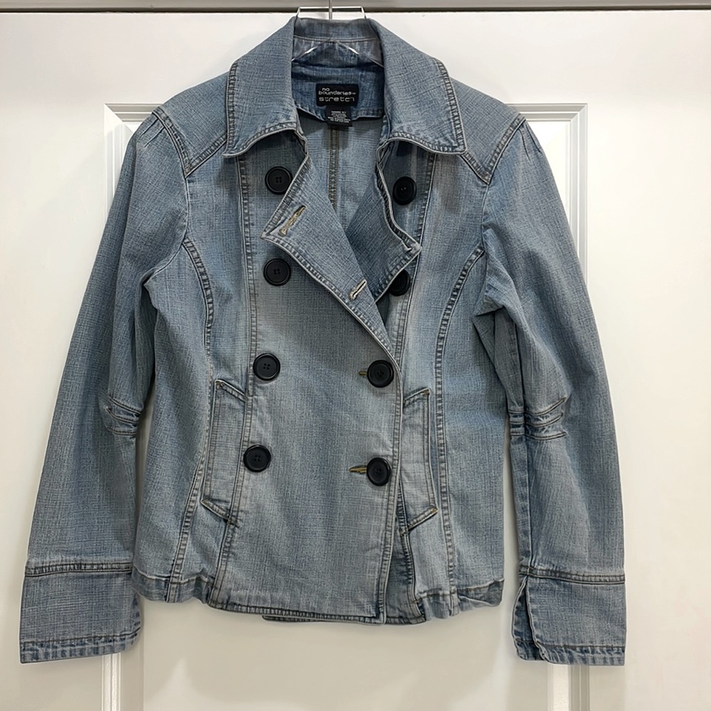 Denim Double Breasted Jacket